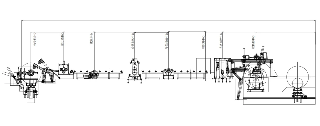 2000mm*14.0mm Used Slitting Machine Line