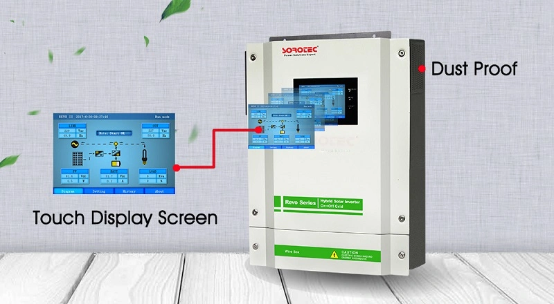 Sorotec 3kw 3.2kw 5.5kw on/off Grid Pure Sine Wave Solar Power Inverters with Energy Storage System