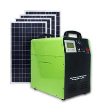 Alimenti bancari con pannello solare Centrali elettriche portatili da 300 W 500 W 1000 W 2000 W Generatore solare da 5 kW Generatore solare portatile a onda sinusoidale pura